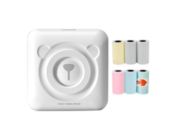 Mini Impresora Térmica Portátil Bluetooth Con Bolsillo Adhesivo Para Fotos, Notas Y Planes De Trabajo En Papel.
