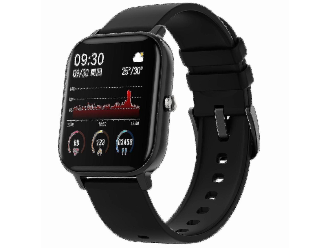 Reloj inteligente para hombre con pantalla táctil y monitor de actividad, presión arterial y calorías Ly Ebike (negro)