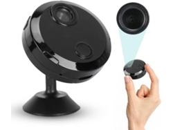 Cámara de vigilancia cámara de seguridad 1080P con base giratoria de 360 ​​grados cámara con monitor WiFi para interiores y exteriores monitoreo en IKIKSO