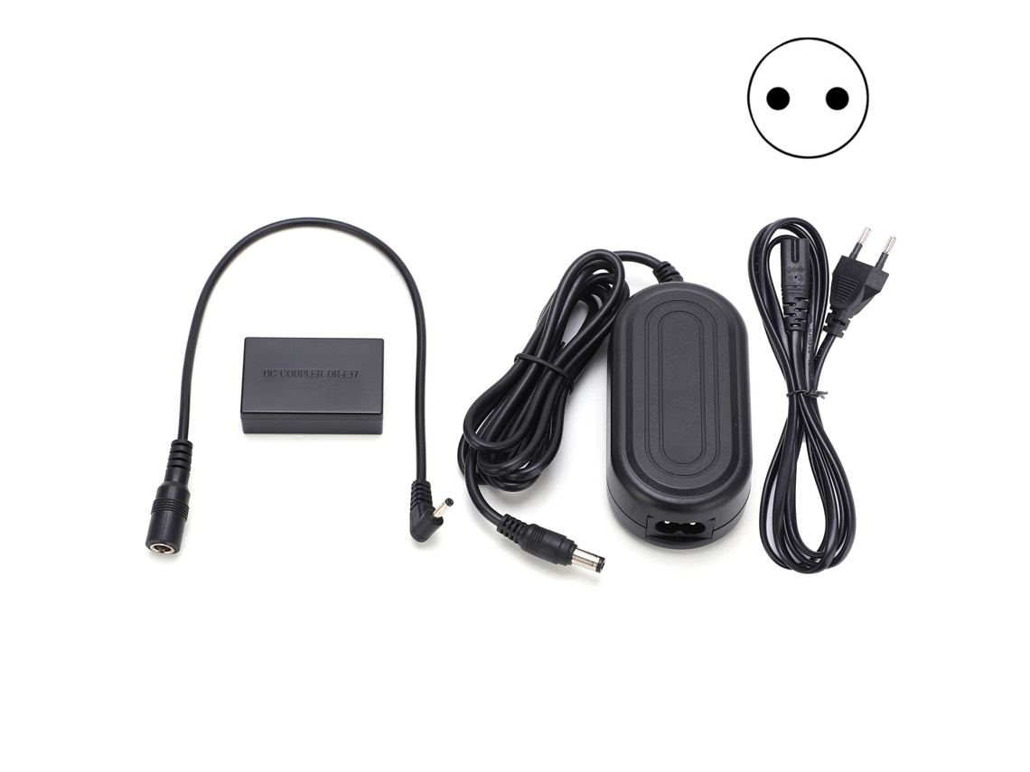 Batería Falsa Para Cámara, Adaptador De Alimentación, Kit De Batería Falsa Y Acoplador
