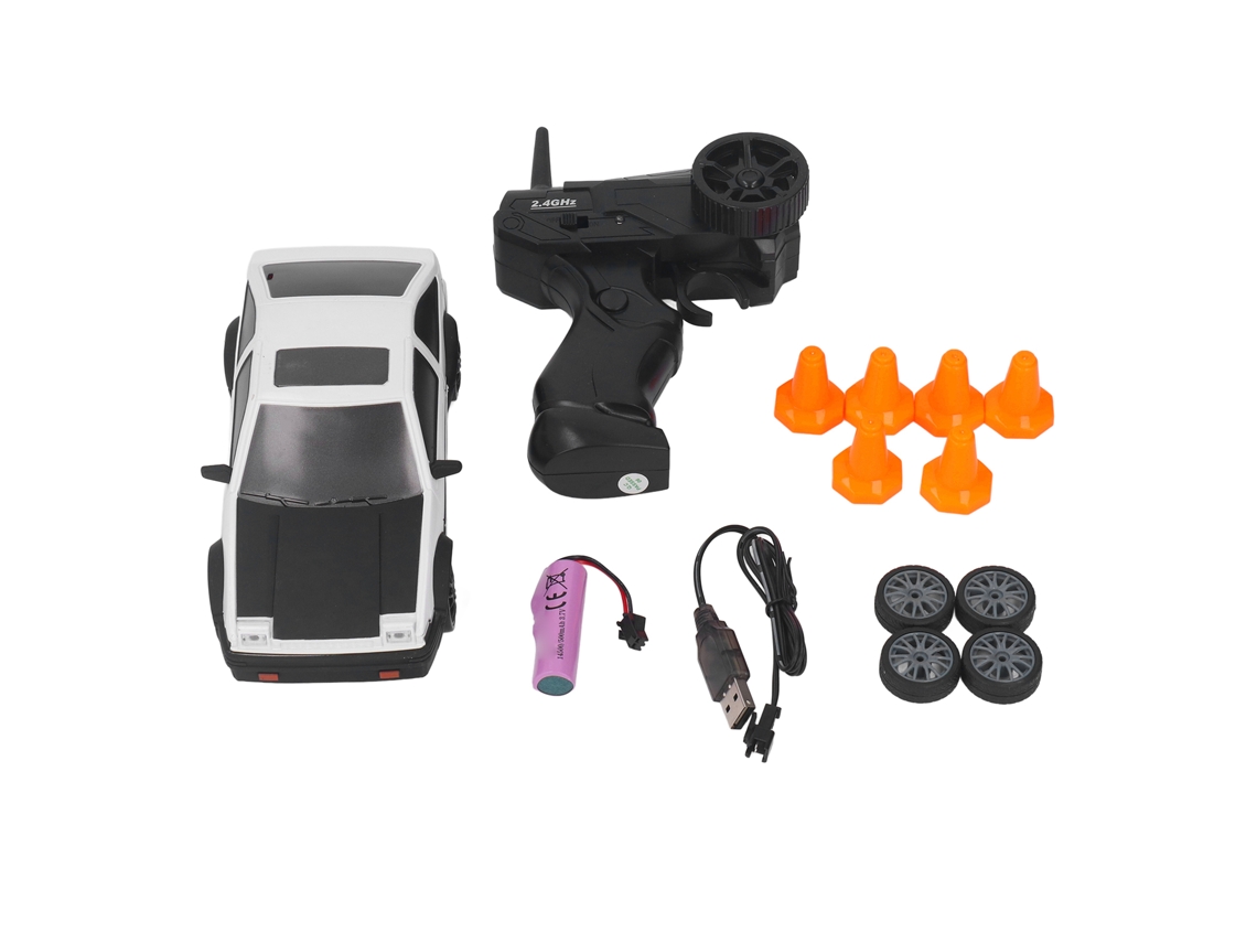 Ats-coche De Derrape Rc De 4wd Carrera De Alta Velocidad Con Carga Usb 500mah Control Remoto Inalámbrico Juguete