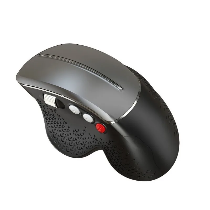 Ratón Ergonómico Inalámbrico De 2,4 G Con Agarre Cómodo Gris