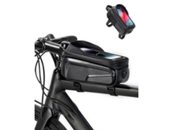 Acessórios Bicicleta Eva Hard Shell Bike Frame Bag Bolsa Tubo Superior Frontal P/ Mountain Bike À Prova D'água P/ Telefones