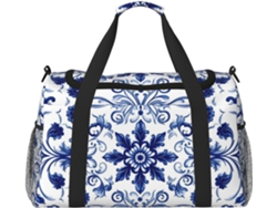 Bolso Ergonómico Resistente Al Agua De Viaje Poliéster Con Cremallera Para Hombre Mujer Diseño Estampado