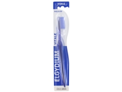 Cepillo de Dientes Vitale Medio Color: Blanco ELGYDIUM