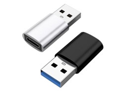 Adaptador USB C USB 3.0, compatibilidad universal USB a USB C hembra a macho para carga rápida y transferencia de datos