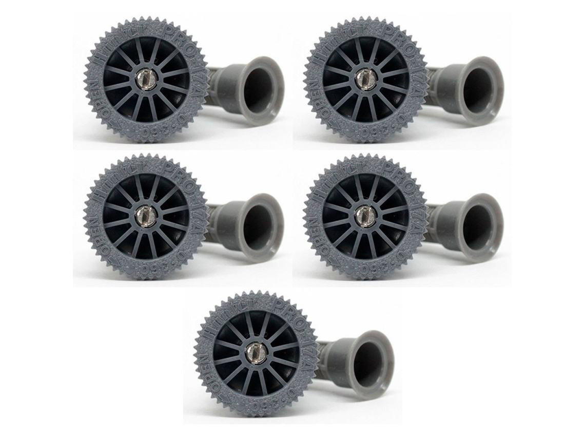 Tobera difusores 17A HUNTER. Alcance 5,20 mts. (Pack de 5 unidades) Tobera HUNTER 17A. Características: Presión: 1 a 2,1 bares. Alcance: 5,20 mts