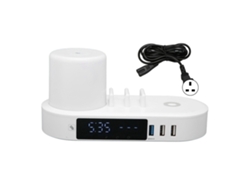 Adaptador Usb Plug And Play Inalámbrico Para Carplay Y Android Auto Con Carga Inalámbrica.
