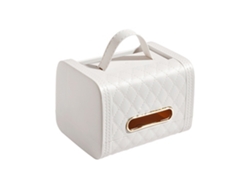 Dispensador De Toallas De Papel De Lujo, Elegante Servilletero Hips Para Sala De Estar Y Cocina, Color Blanco.