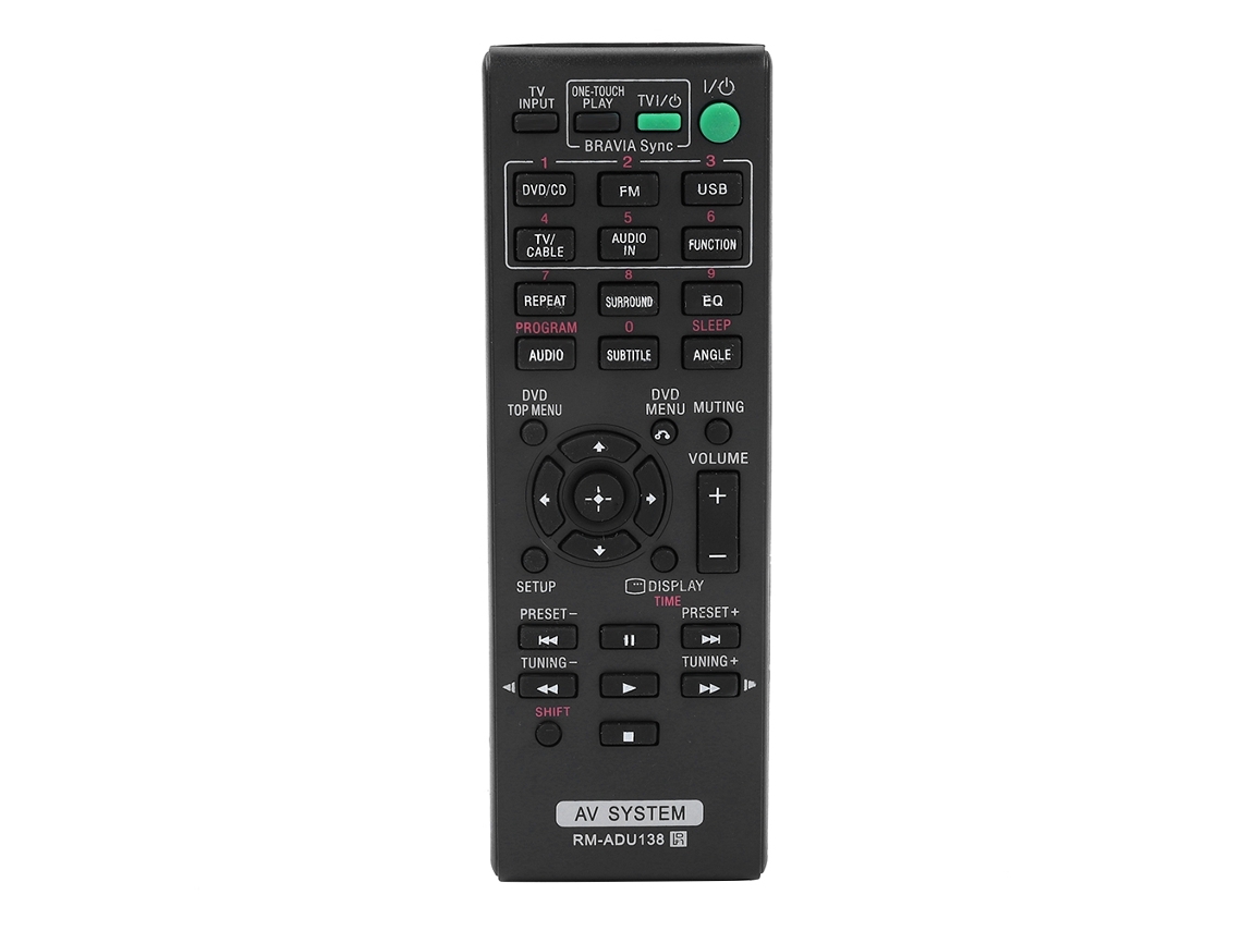 Controle Remoto Inteligente Para Sistema Av Sony Rm-adu138 Tv Controle Remoto