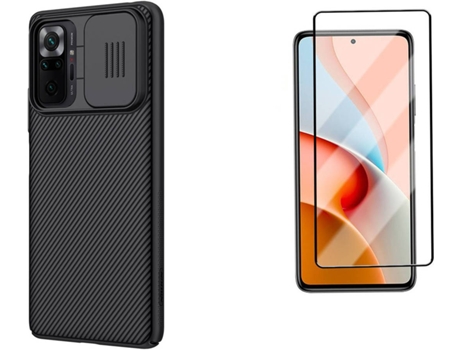 Carcasa y Protector Xiaomi Redmi Note 10S Nillkin Camshield Negro