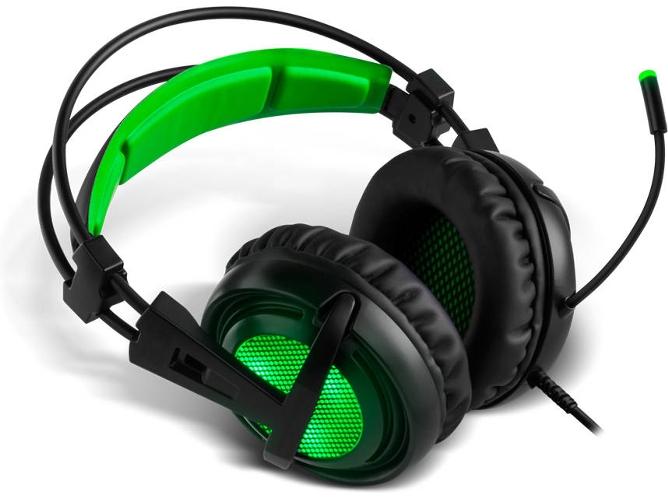 Bg X6 Auriculares gaming 7.1 xonarx6 binaural diadema negro verde consola de videojuegos pcvideojuegos imitación
