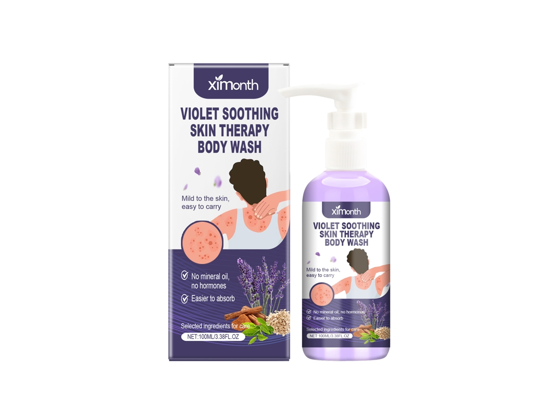 Gel de ducha relajante de violeta