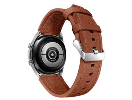 Correa de piel auténtica diseño de doble cara para TicWatch Pro/GTX - café