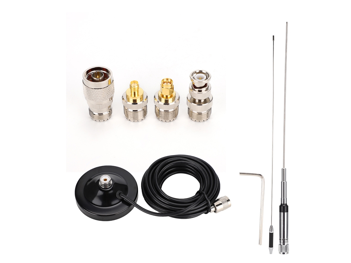 Antena De Radio Móvil Para Coche Vhf/uhf 144/430mhz Nl-770r 3.0/5.5 Dbi Doble Banda