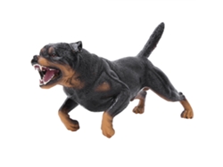 Ats-juguete Educatsivo Para Niños Modelo De Perro Bonito Simulación Animal Miniatsura Decoración Para El Hogar