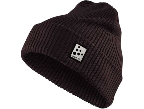 Sombrero para Hombre CRAFT Core Rib Tricotar Negro para Montaña (Tamaño Unico)