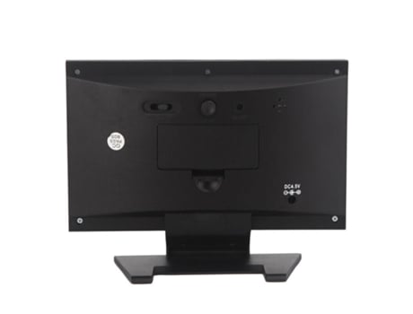 LED Digital Reloj de alarma Snooze Calendario Termómetro Tiempo Humedad Pantalla