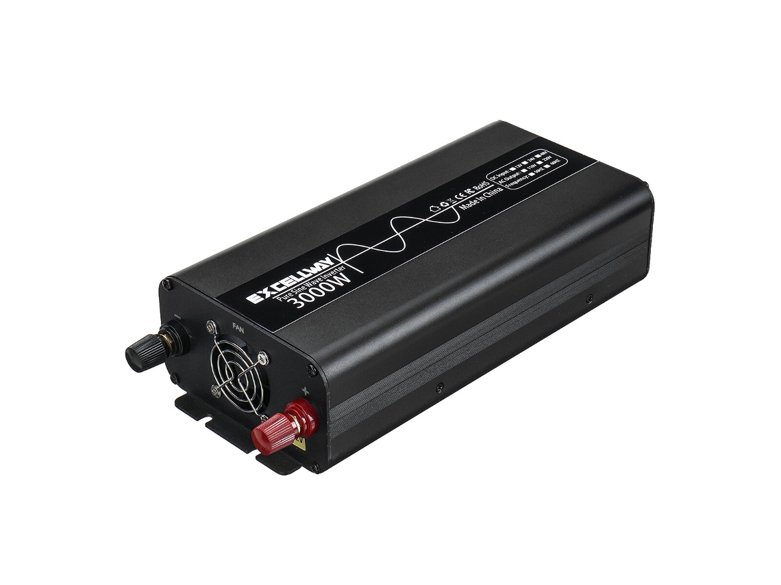 Inversores solares de onda sinusoidal pura Excellway de 48 V y 1600 W, máx. 10 000 W, 50 Hz, 12/24/48 V a 220 V, con pantalla digital.