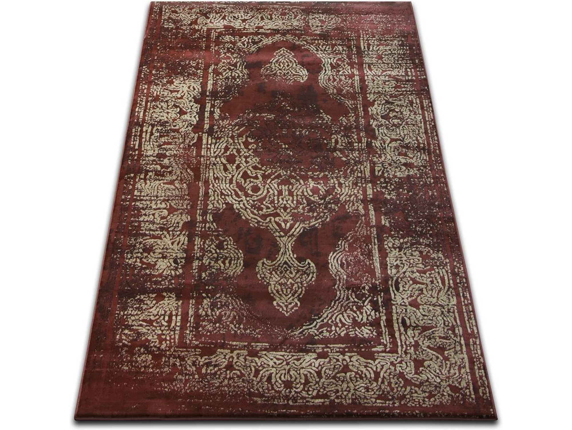 Alfombra DYWANY LUSZCZOW Drop Jasmine 456 (Rojo - 240 x 330 cm - Polipropileno)