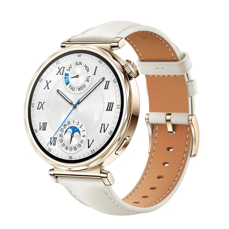 Pulsera Szsmart De Reloj De Cuero Auténtico Para Huawei Watch Gt5 18mm