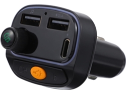 Reproductor Mp3 Para Coche Con Cable, Función De Carga Rápida Y Transmisor Fm, Compatible Con Control Por Voz.