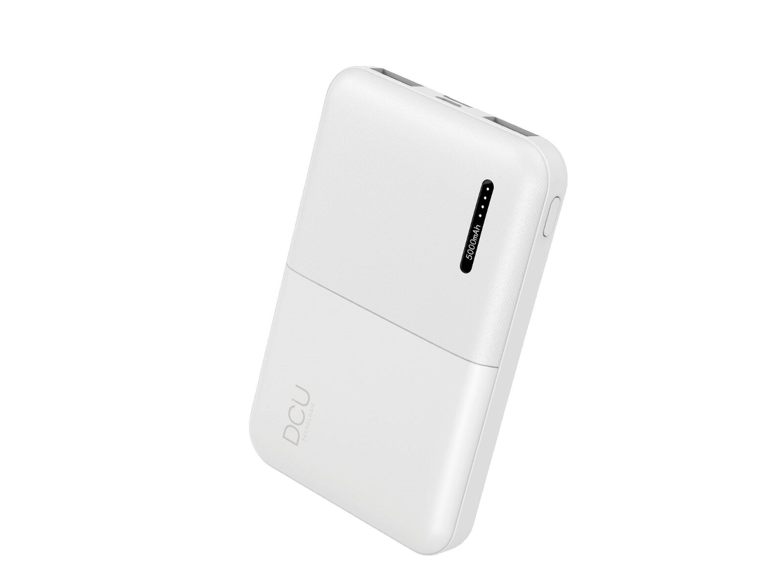 Powerbank DCU 34155002 (Negro - USB-A - 5000 mAh)