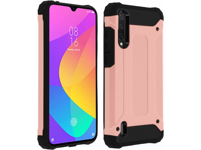 Carcasa Xiaomi Mi 9 Lite AVIZAR Anticaídas Rosa