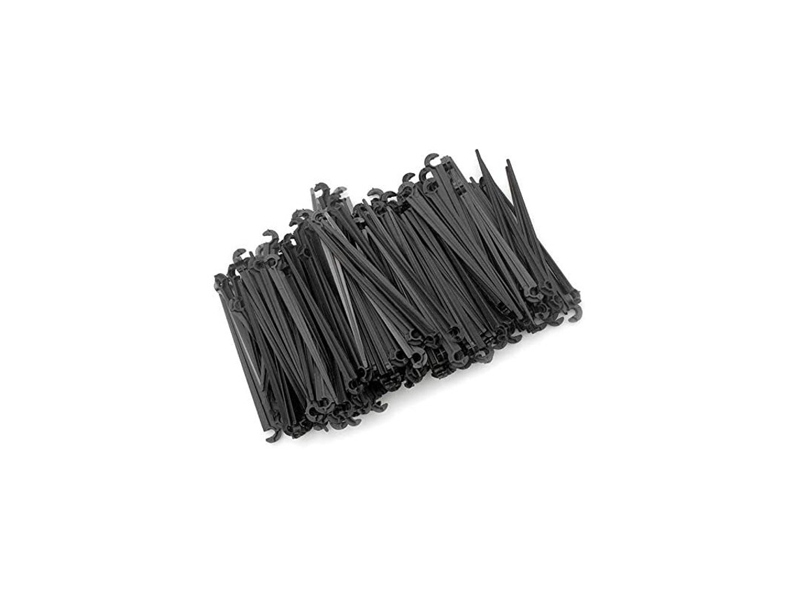 Piqueta Sujeta Tubo Goteo 16Mm Negro. 500 Estacas. SUINGA