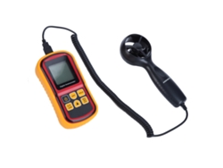 Anemómetro Lcd Portátil 8901, Medidor De Velocidad Del Viento Digital Preciso Con Sensor Independiente.