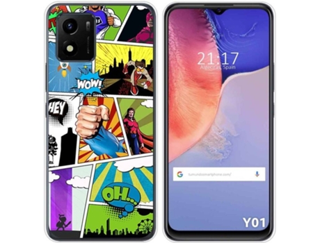 Carcasa Vivo Y01 TUMUNDOSMARTPHONE Dibujos Comic Multicolor