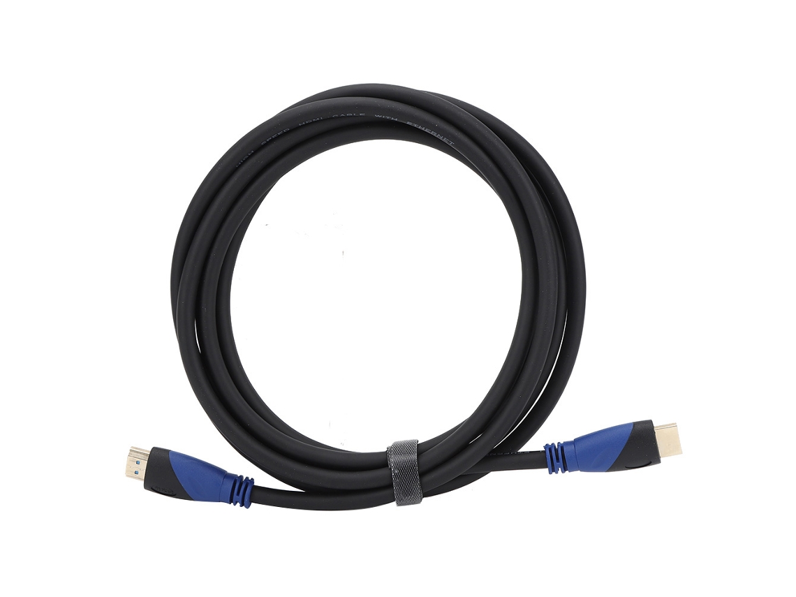Cable Multimedia De Alta Definición 2.0, 30awg, Cobre Puro, 3 Metros, Bicolor, Accesorio De Audio Y Video.