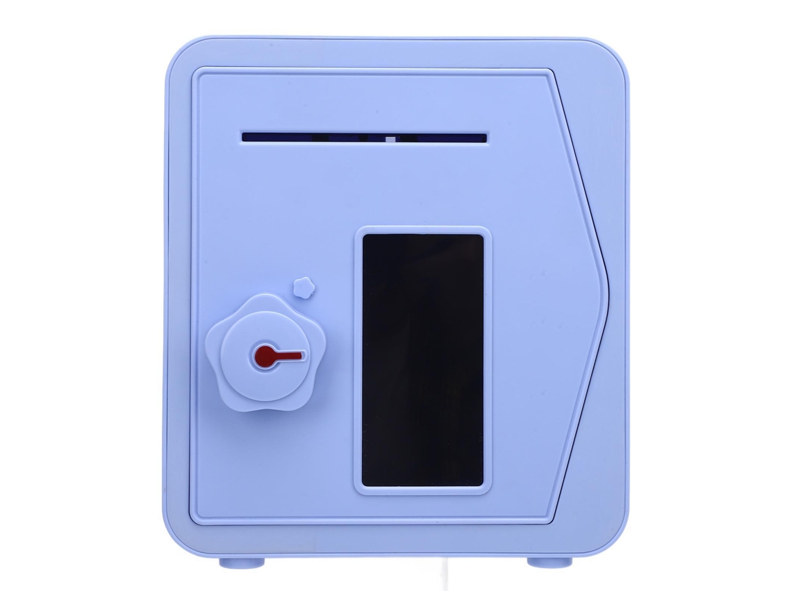 Ats-caja De Ahorros Para Niños Con Pantalla Lcd Táctil Y Contraseña Eléctrica Grande Azul Para Niños Y Niñas