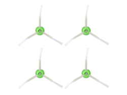 4 cepillos laterales para aspiradora robot I7+ E5 E6. Accesorio de limpieza de repuesto. ABS. Sin marca.