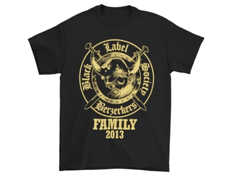 Camiseta ROCKINSTONE Black Label Society Berzerker Fam (S)