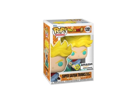 Figura FUNKO Pop! Dragon Ball Super #1281 Super Saiyan Trunks With Sword Gitd Exclusivo