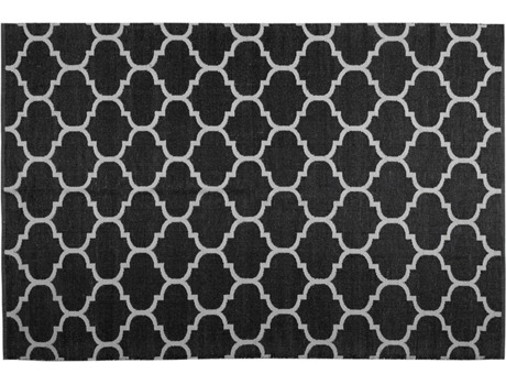 Alfombra negro/blanco 160 x 230 cm BELIANI Aladana