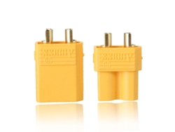 10 Pares de Conectores Xt30 de 2 Mm com Ficha Macho e Fêmea Banhados a Ouro MDUG