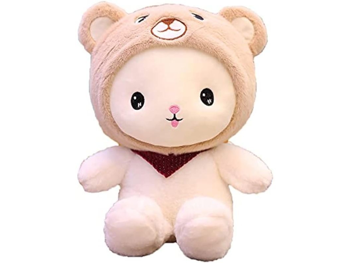 2026-almohada De Peluche Suave Con Alas Juguete Cojín Regalo Para Cumpleaños Navidad Valentín Beige
