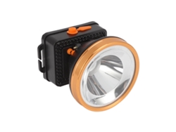 Linterna Frontal Recargable De Minero, Anillo Led De Aleación De Aluminio De 1800 Mah Con Cargador Para Aventuras Al Aire Libre (negro)