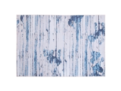 Alfombra de pelo corto BELIANI Burdur de Poliéster Azul 160x230