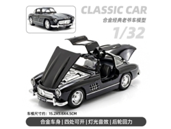 Coche De Juguete A Escala 1/32, Fabricado En Metal Fundido A Presión, Con Puertas Que Se Abren, Luces Y Música. Un Coche De Juguete Para Niños.