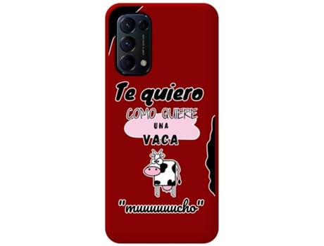 Carcasa Oppo Find X3 Lite 5G TUMUNDOSMARTPHONE Silicona Líquida Dibujos Rojo