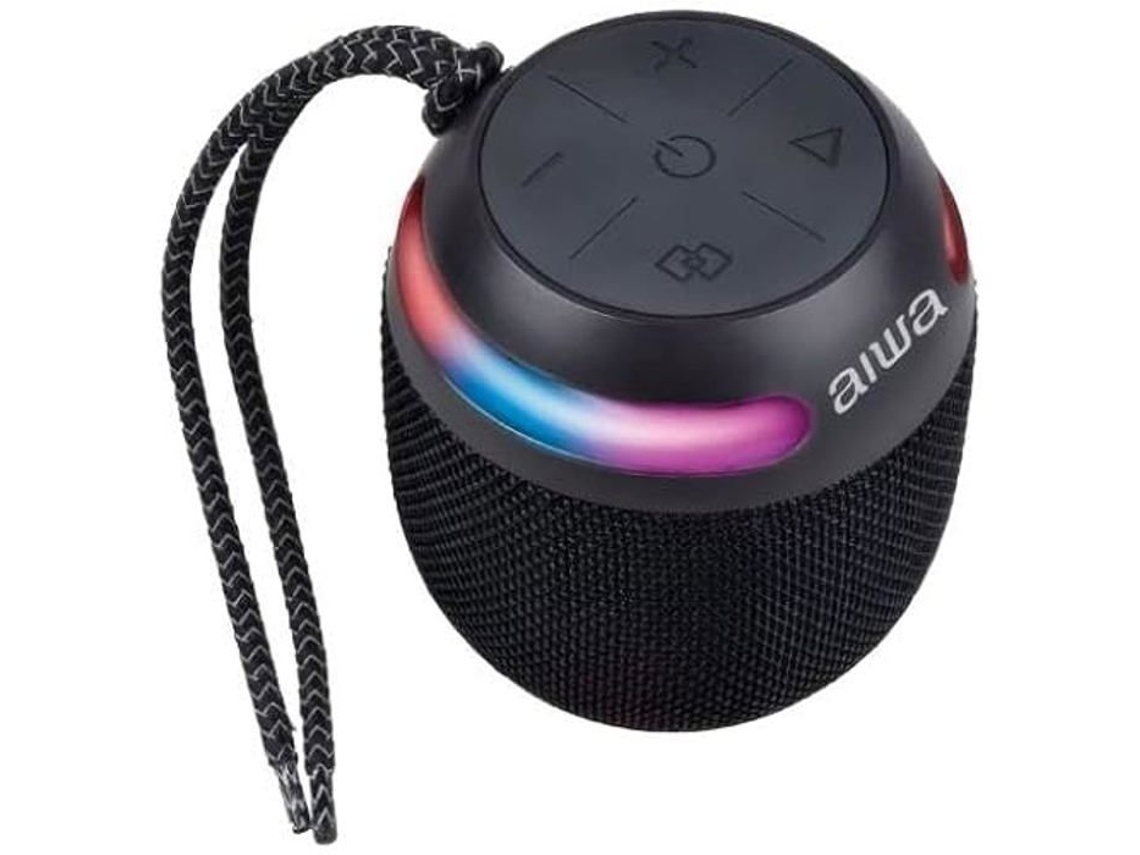 Caja De Sonido Bluetooth Aiwa Bst 650 Negro Inalámbrico Garantía De 3 Años