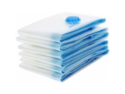 Soluciones de almacenamiento al vacío, bolsas de compresión reutilizables para ropa, protección contra la humedad y el polvo (40 x 60 cm)