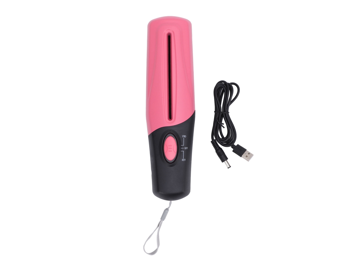Mini Trituradora De Papel Eléctrica Usb Portátil Para El Hogar Y La Oficina, Ideal Para Facturas Y Recibos - Rosa