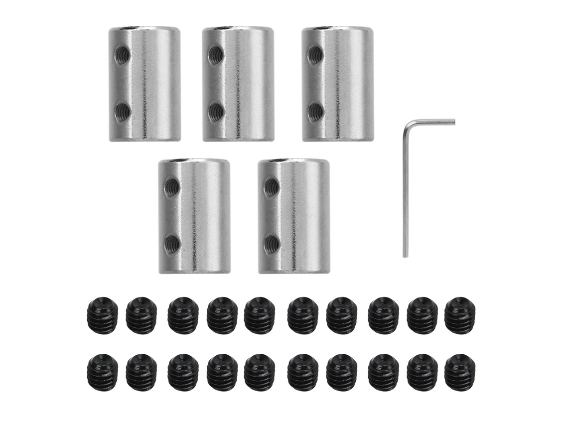 5pcs Acoplamiento De Eje De Mandíbula Para Motor Cnc Acero Anticorrosivo Sin Rebabas Acoplamiento Universal Para Motor Paso A Paso