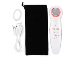 Máquina De Belleza Facial Antienvejecimiento Portátil Con Luces Ultrasónicas Rojas Y Azules.