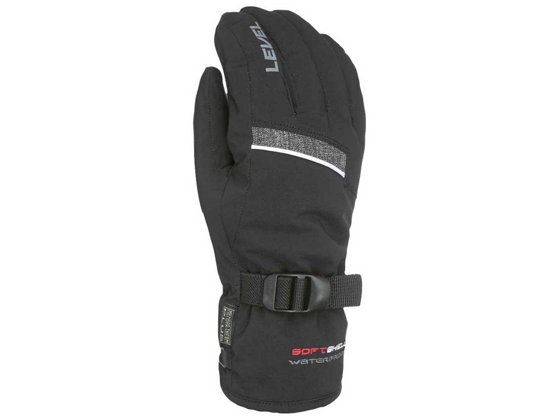Guantes para Hombre LEVEL Lavas Hero Negro para Esquí (S)