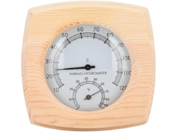 Termómetro e hidrómetro digital de metal para sauna, higrómetro, accesorio para sala de sauna (1 unidad) GOKOCO
